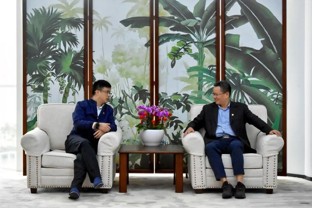 國電投海南公司黨委副書記、總經(jīng)理劉波濤拜訪大唐海南公司黨委書記、董事長王俊啟